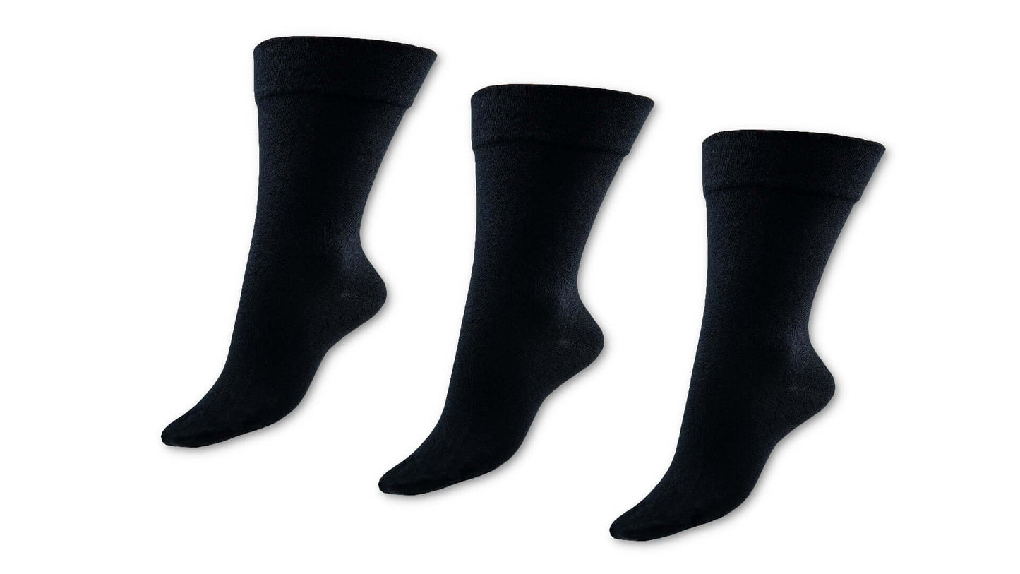 Gesundheitssocken | 6 Paar | Herren | Vitopia® Diabetikersocken | extra weiter Bund in Trichterform