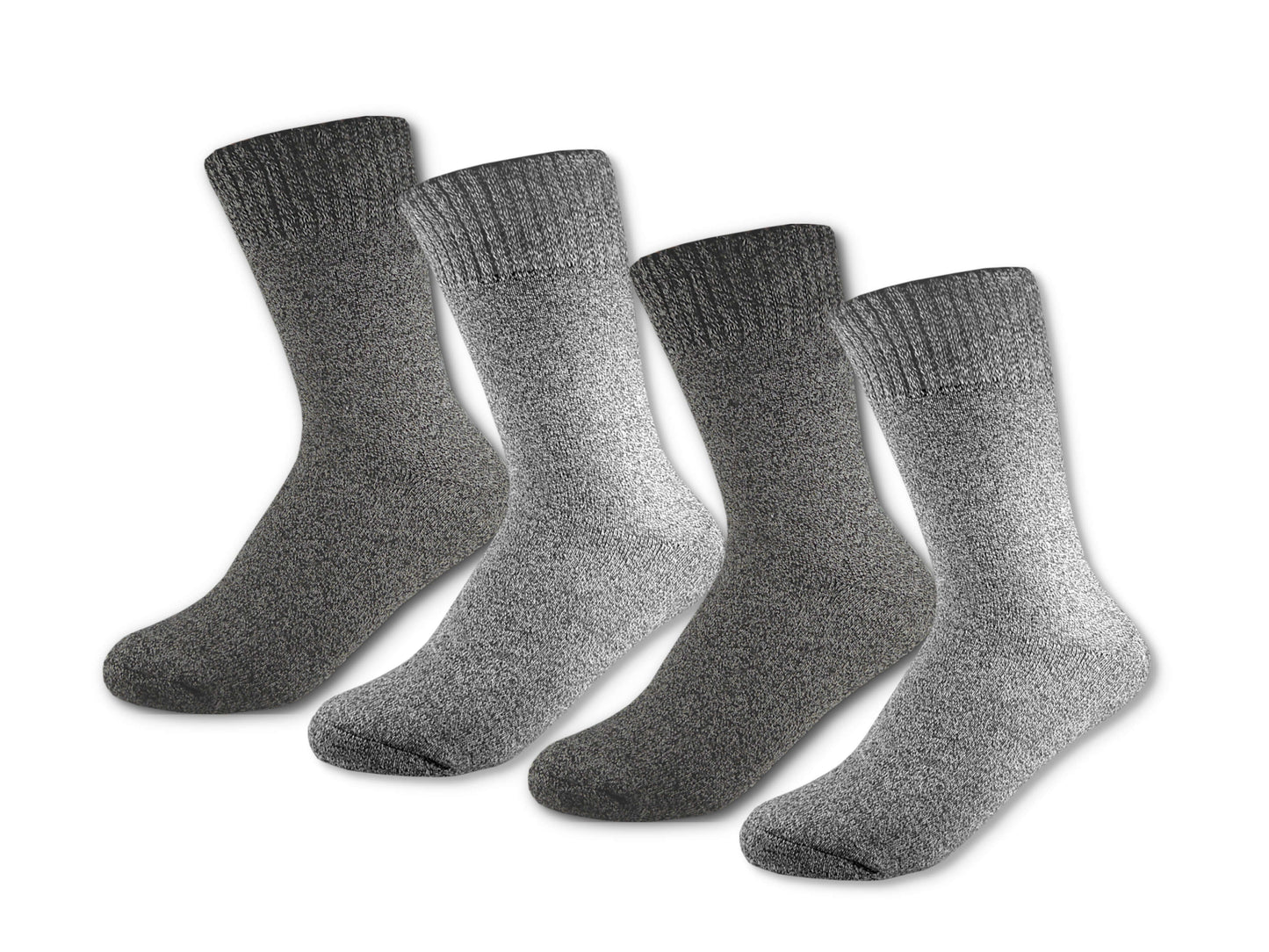 Winter-Socken | 4 Paar | Damen | extra dick und warm | Baumwolle