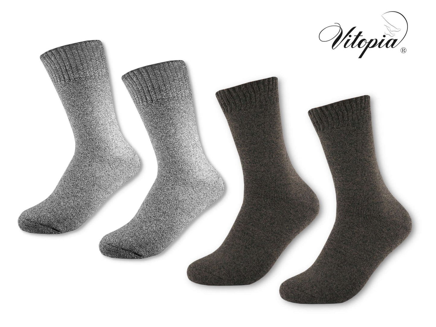 Herren Winter Socken extra dick + warm Baumwolle - Herren Diabetikersocken Gesundheitssocken Thermosocken
