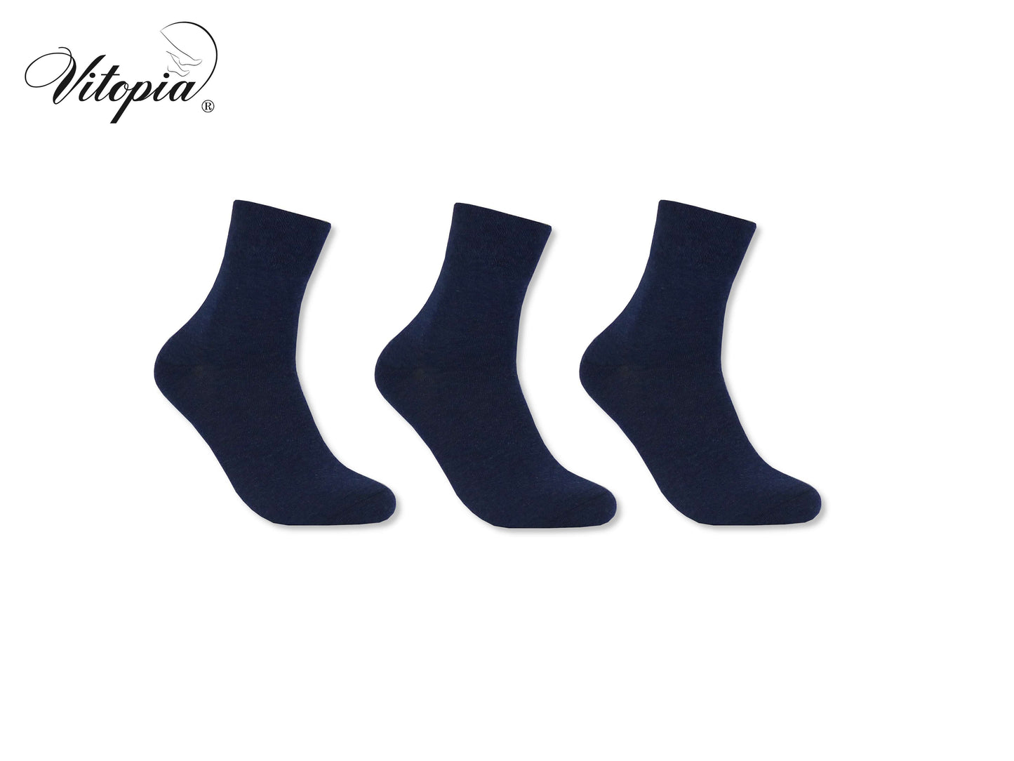 Vitopia® 6 Paar Herren Kurzsocken ohne Gummi Baumwolle Sneaker - Herren Kurzsocken Kurzschaft - www.Socken-Center24.de
