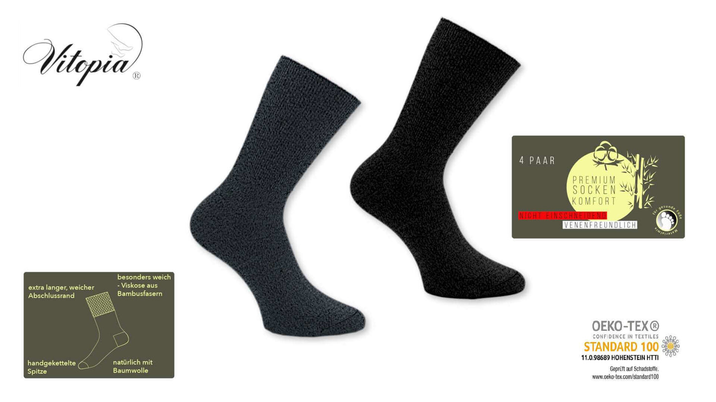 Warme Herren Thermo-Socken dicke Wintersocken für die Arbeit oder Sport. Wärmendes Vollfrottee robust und formstabil.