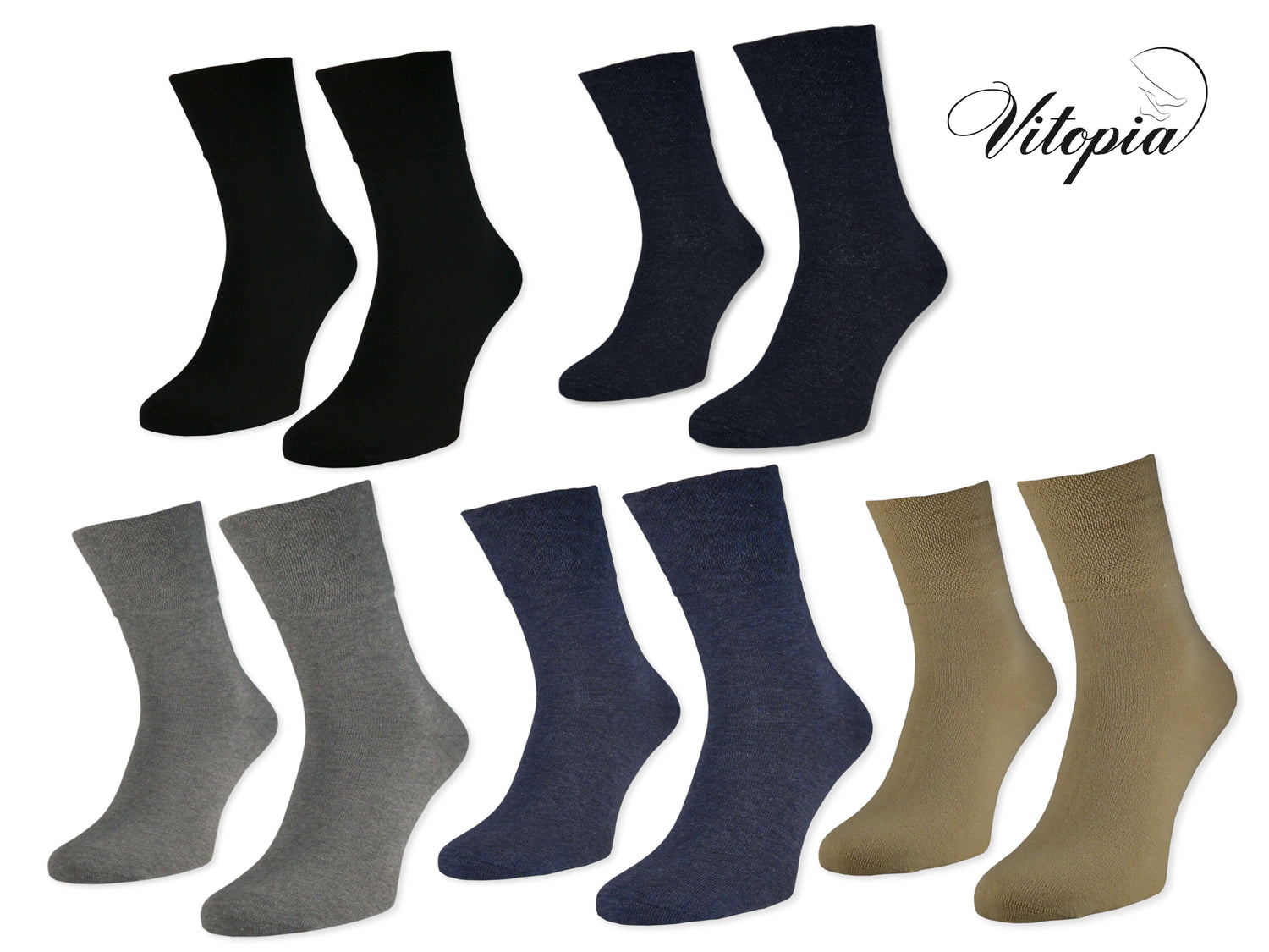 Diabetikersocken ohne Gummi im Bund keine Druckstellen
