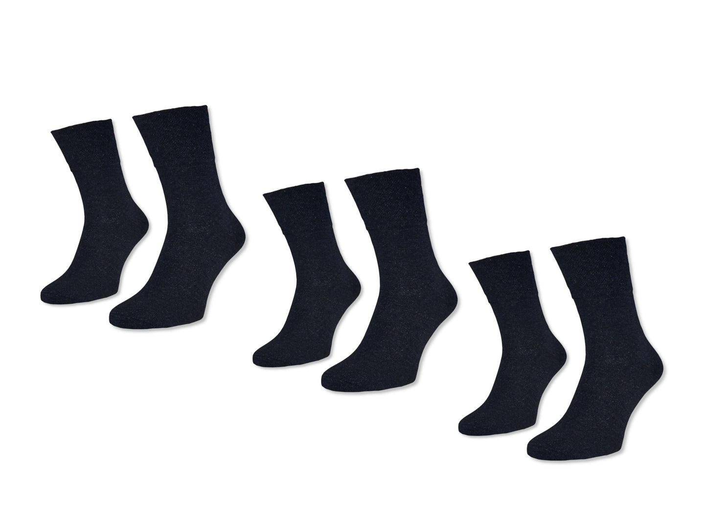 Diabetikersocken Herren | 6 Paar | Vitopia® | Gesundheitssocken ohne Gummi