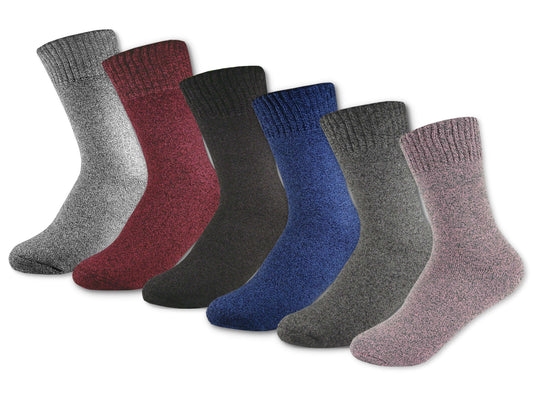 Winter-Socken | 4 Paar | Damen | extra dick und warm | Baumwolle