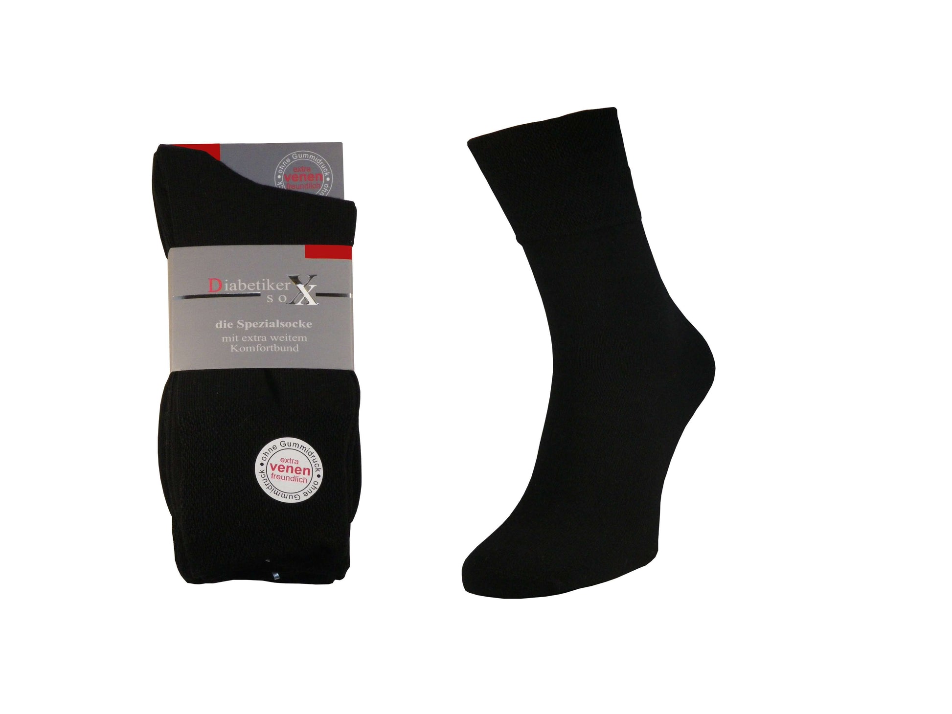 Vitopia®6 Paar Damen Diabetiker Socken ohne Gummi Gesundheitssocken - Damen Diabetikersocken Gesundheitssocken - www.Socken-Center24.de