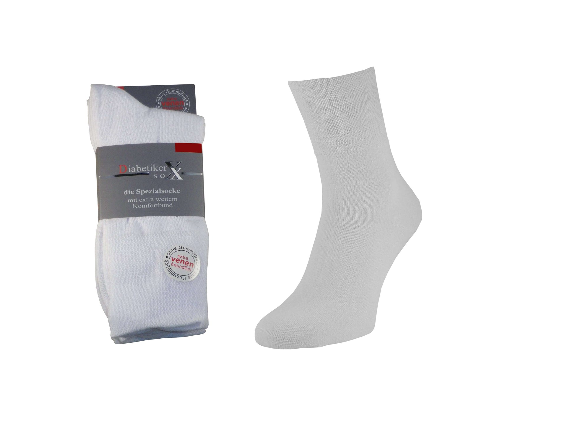 Vitopia®6 Paar Damen Diabetiker Socken ohne Gummi Gesundheitssocken - Damen Diabetikersocken Gesundheitssocken - www.Socken-Center24.de