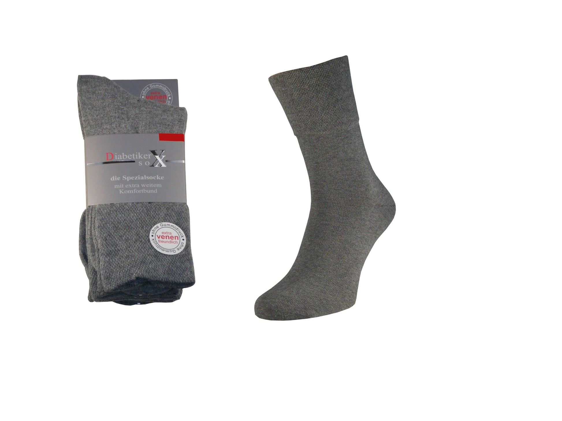 Vitopia®6 Paar Damen Diabetiker Socken ohne Gummi Gesundheitssocken - Damen Diabetikersocken Gesundheitssocken - www.Socken-Center24.de