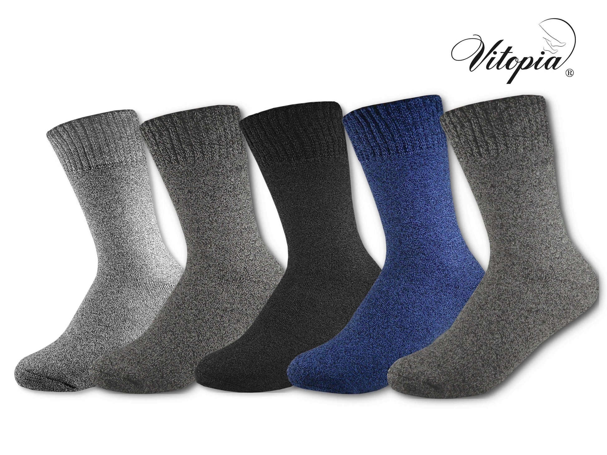 Warme Herren Thermo-Socken dicke Wintersocken für die Arbeit oder Sport. Wärmendes Vollfrottee robust und formstabil.