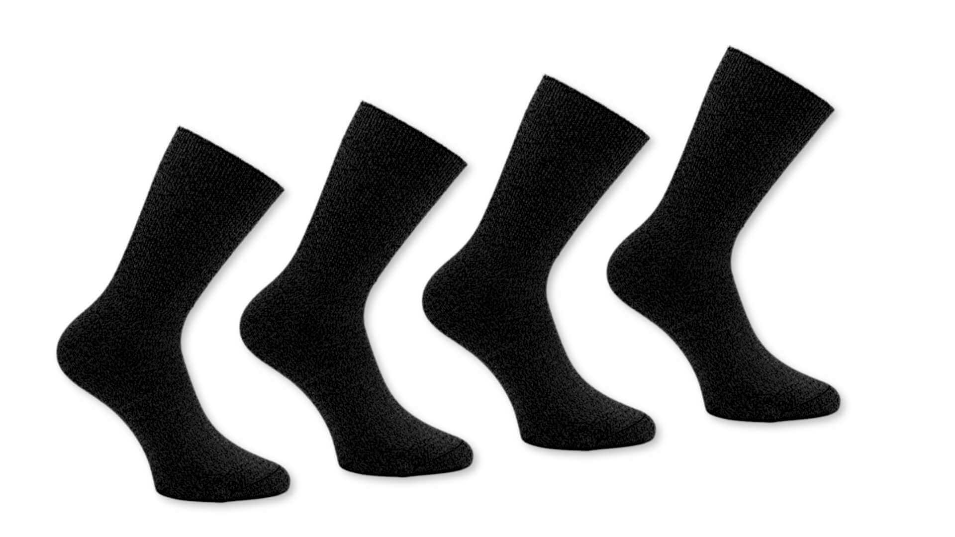 dickere Diabetikersocken | 4 Paar | Vitopia Gesundheitssocken ohne Gum –