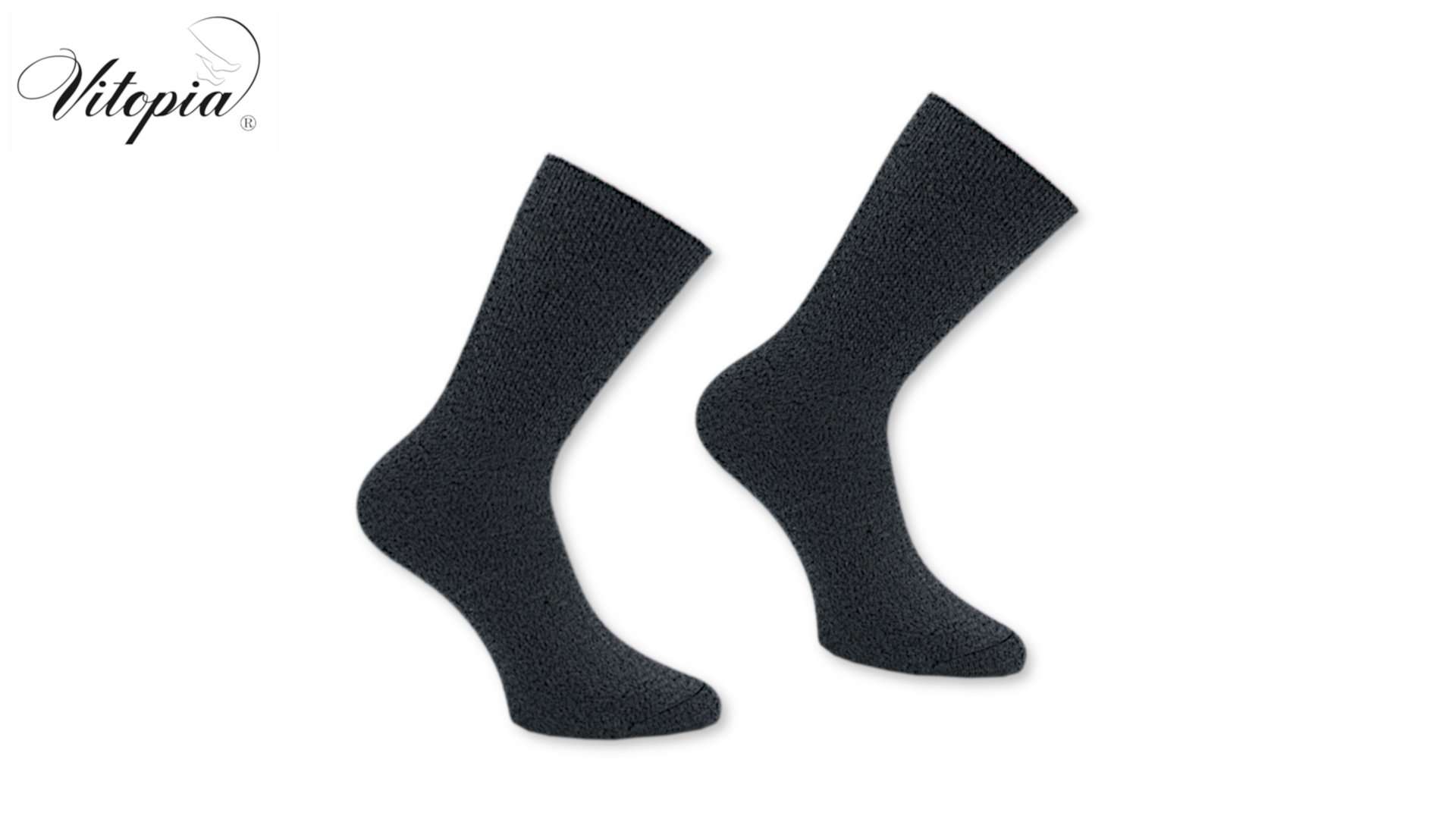 Warme Herren Thermo-Socken dicke Wintersocken für die Arbeit oder Sport. Wärmendes Vollfrottee robust und formstabil.